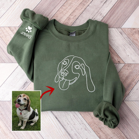 Personalized pet sweatshirt sale